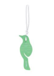 Luggage tag AW-012-0002-63(W25), product back view on white background.