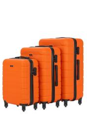 Set of suitcases on wheels 19''/24''/28'' WALAB-0067-30(W24)-01