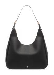 Black women's shopper handbag TOREC-1238-99(W26), front product view on white background.