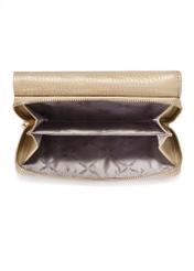 Beige leather medium women's wallet PORES-0801F-80(W25)