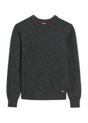 Graphite men's sweater SWEMT-0172-99(Z25), front product view on white background.