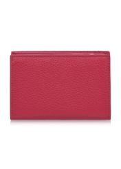 Women's pink leather wallet with RFID protection PORES-0805RFID-34(W24)-02