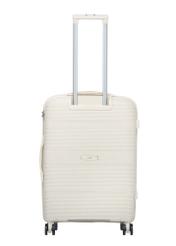 Medium suitcase on wheels WALPP-0022-0C-24(W26), product view from the back on a white background.