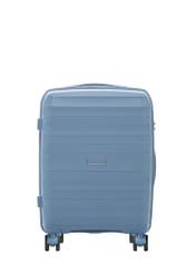 Small suitcase on wheels WALPP-0024-7A-19(W26), front product view on white background.