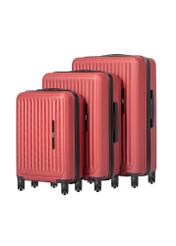 Set of 19"/24"/29" trolley suitcases WALAB-0082-4B(W26), diagonal view of the products on a white background.