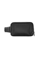 Black men's backpack with a pouch TORMN-0442-99(Z26)