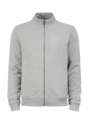 Grey men's zip-up sweatshirt BLZMT-0044-91(W23)-04