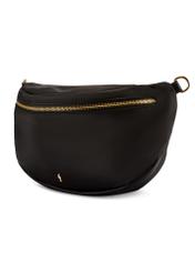 Large black women's bag TOREN-0345-99(W26) - diagonal product view, on a white background.