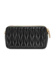 Classic black women's handbag TOREC-1103-99(Z25), product view from the back on a white background.