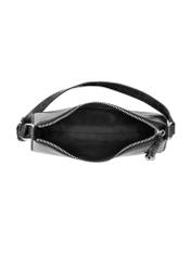 Black women's croco handbag TOREC-1286-9G(Z26), product view from above on a white background.