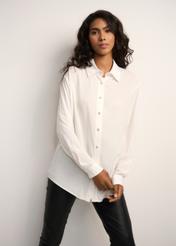 Women's long shirt with rhinestones KOSDT-0140-12(Z22)-01