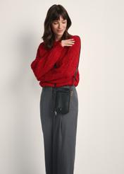 Women's Polka Dot Pouch TORES-1125D-99(Z25) - front view of the product on a model against a white background. Full body visible.
