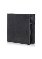 Men's classic black wallet without clasp PORMS-0206-69(Z24)-02