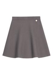 Knitted trapeze skirt SPCDT-0134-9D(Z26), product view from the front on a white background.