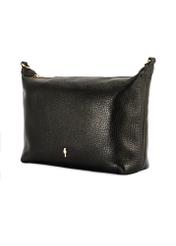 Black compact women's handbag TORES-0981D-99(Z25), diagonal product view on a white background.