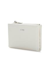 Medium cream women's wallet POREC-0428-0B(W26), diagonal product view on white background.