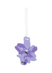 Luggage badge purple flower AW-005-0003-72(W23)-01