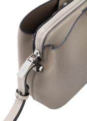 Brown small women's handbag TOREC-0768-1K(W26), close-up of the product detail on a white background.