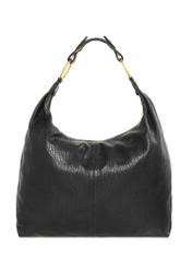 Women's leather shoulder shopper bag TORES-1335-9I(Z26), back view of the product on a white background.