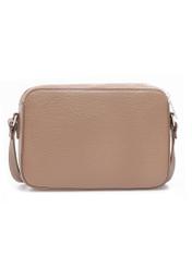 Beige small women's handbag TOREC-0830B-81(Z25), product view from the back on a white background.