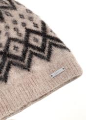 Women's pom-pom hat CZADT-0238-1J(Z26), close-up of product detail on a white background.