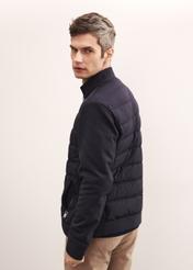 Men's quilted jacket with stand-up collar KURMT-0290-69(W23)-03