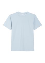 Light blue men's T-shirt TSHMT-0120-7A(Z26) - front product view, on white background.