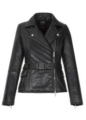 Women's leather jacket with belt KURDS-0251-2038(Z20)-07