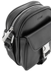 Black men's bag with pocket TORMN-0292-99(W23)-06