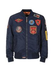 Navy blue men's jacket Top Gun KURMT-0279-69(W24)-02