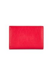 Red Medium Leather Wallet with RFID Protection PORES-0806RFID-42(Z25)