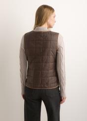 Women's double-sided coat with vest KURDT-0674-1H(Z26)