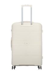 Large suitcase on wheels WALPP-0022-0C-28(W26), product view from the back on a white background.