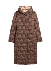 Women's long jacket in classic black is the perfect choice for colder days.