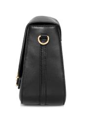 Black leather women's postbag TORES-1011-99(W24)-03