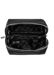 Black capacious nylon cosmetic bag TOREN-0291-99(Z24)-07