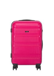 Medium suitcase on wheels WALPC-0012-5E-24(W26), front product view on white background.
