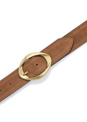 Brown Suede Women's Belt PASDS-0318-89(Z24)-03