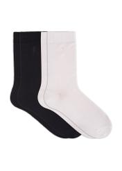 Set of women's wool socks ZESDT-0046-00(Z26), product view from the front on a white background.