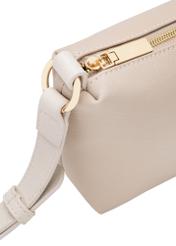 Small beige women's handbag TOREC-0882-1B(W26), close-up of the product detail on a white background.