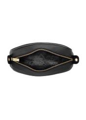 Women's black leather shoulder bag TORES-0806B-99(W24)-05