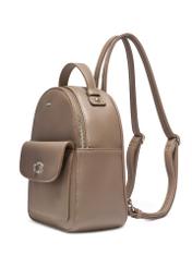 Small women's city backpack TOREC-1321-1K(Z26) - diagonal product view, on a white background.