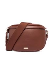 Large women's waist bag in light brown color TOREC-1266-1G(Z26), front view of the product on a white background.