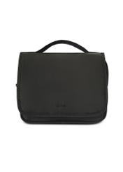 Men's cosmetic bag in black TORMN-0370-99(Z25), product view from the front on a white background.