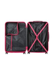 Large suitcase on wheels WALAB-0040-5E-28(W26), product view inside on white background.