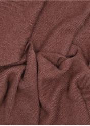 Brown women's viscose scarf SZADT-0222-1H(Z26), close-up of the product material on a white background.