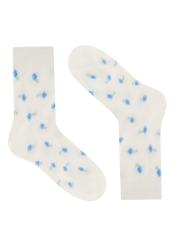 Women's floral socks SKADT-0076-0P(W26), side product view on a white background.