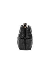 Black women's shoulder bag TOREC-1334-9F(Z26), side view on a white background.