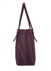 Burgundy large shopper bag TOREC-1088-49(Z25)