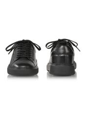 Black leather men's sports shoes BUTYM-0479-99(Z24)-04